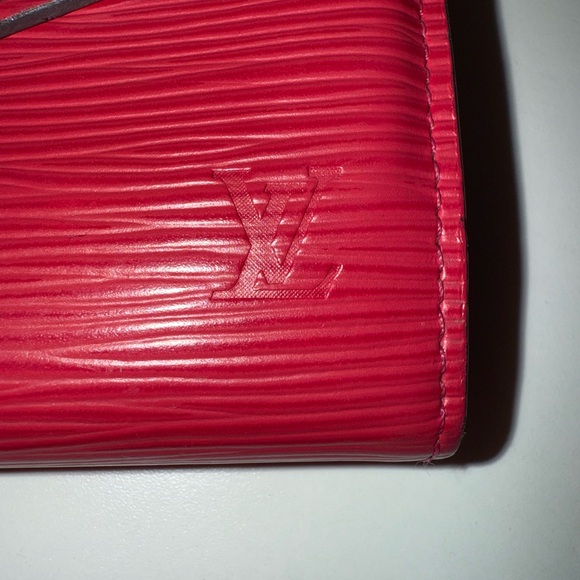 Low Start! Louis Vuitton Pink Epi Sarah Wallet with box - Picture 11 of 12